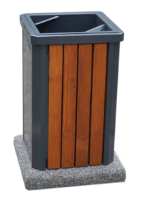 kosz wolnostojący KF2- teak