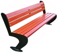 Ławka metalowa MODERN