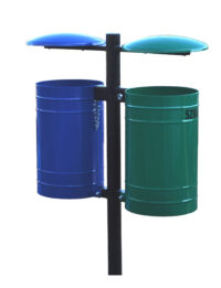 Uliczny kosz do segregacji FOREST II